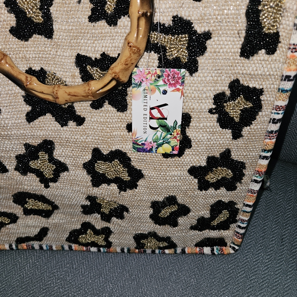 Vera Bradley Black and Gold Tote